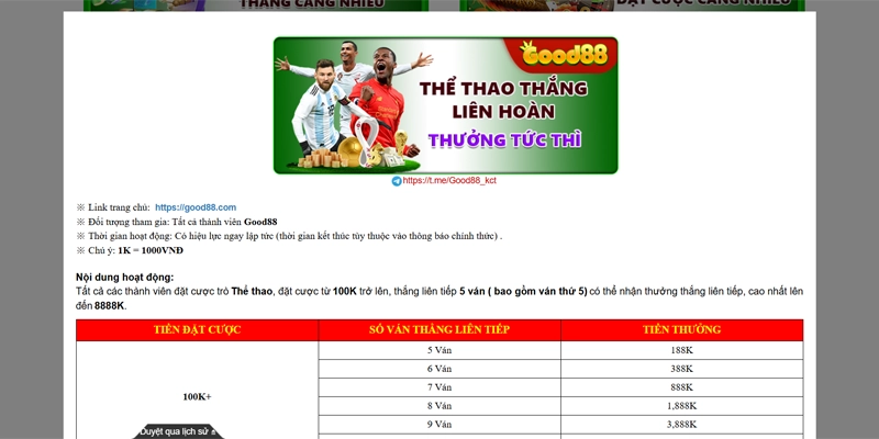 Good88 forosur 🎖️ Link Trang Chủ Good88.COM 19 Good88 thưởng khách hàng thắng cược thể thao 8.888K